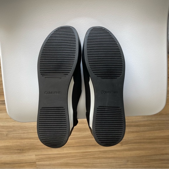 COPY - Calvin Klein Black Slip-on Knit Sneakers - Picture 7 of 9